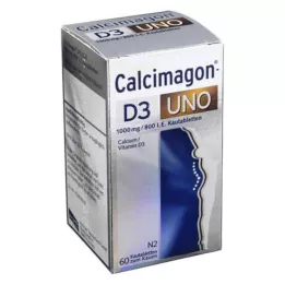 CALCIMAGON D3 Uno kramtomosios tabletės, 60 vnt
