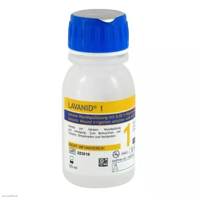 LAVANID 1 žaizdos drėkinimo tirpalas, 125 ml LAVANID 1 žaizdos drėkinimo tirpalas, 125 ml