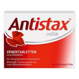 ANTISTAX papildomos venos tabletės, 90 vnt