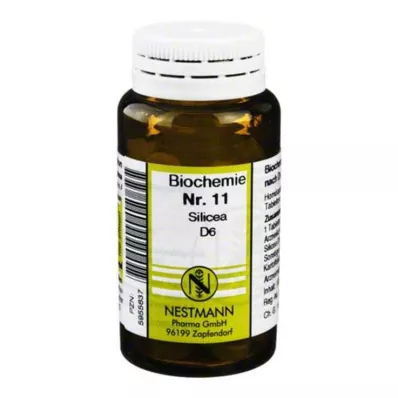 BIOCHEMIE 11 Silicea D 6 tablečių, 100 vnt BIOCHEMIE 11 Silicea D 6 tablečių, 100 vnt