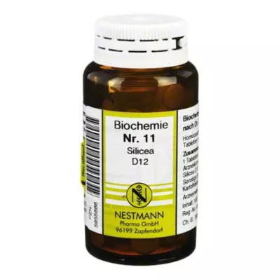 BIOCHEMIE 11 Silicea D 12 tablečių, 100 vnt