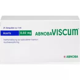 ABNOBAVISCUM Aceris 0,02 mg ampulės, 21 vnt