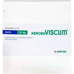 ABNOBAVISCUM Aceris 20 mg ampulės, 48 vnt