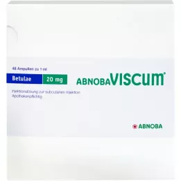 ABNOBAVISCUM Betulae 20 mg ampulės, 48 vnt