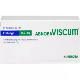 ABNOBAVISCUM Crataegi 0,2 mg ampulės, 21 vnt