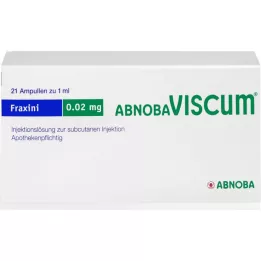 ABNOBAVISCUM Fraxini 0,02 mg ampulės, 21 vnt