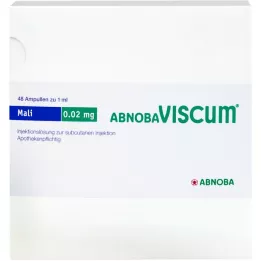 ABNOBAVISCUM Mali 0,02 mg ampulės, 48 vnt