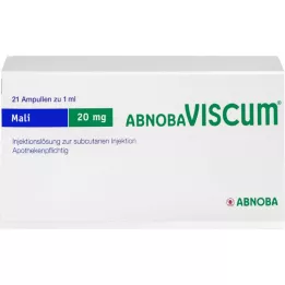 ABNOBAVISCUM Mali 20 mg ampulės, 21 vnt