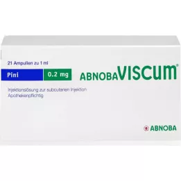 ABNOBAVISCUM Pini 0,2 mg ampulės, 21 vnt