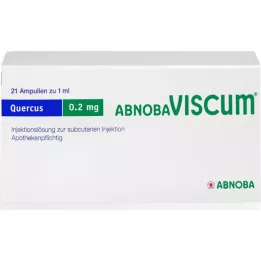 ABNOBAVISCUM Quercus 0,2 mg ampulės, 21 vnt