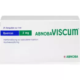 ABNOBAVISCUM Quercus 2 mg ampulės, 21 vnt