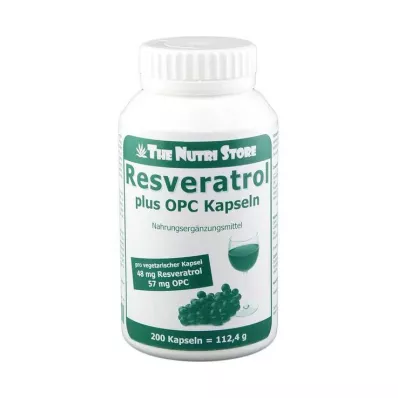 RESVERATROL PLUS OPC kapsulės, 200 vnt