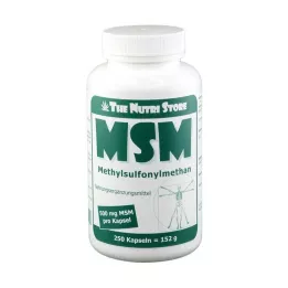 MSM 500 mg metilsulfonilmetano kapsulės, 250 vnt
