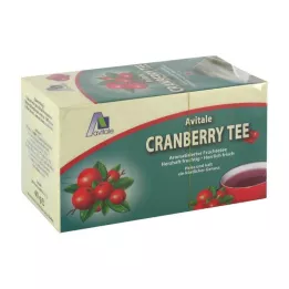 CRANBERRY TEE Filtravimo maišeliai, 20 vnt
