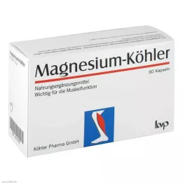 MAGNESIUM KÖHLER Kapsulės, 1X60 vnt