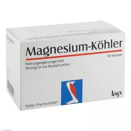 MAGNESIUM KÖHLER Kapsulės, 1X90 vnt