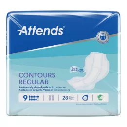 ATTENDS Contours Regular 9 šablonai, 28 vnt