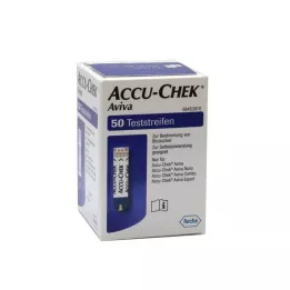 ACCU-CHEK Aviva testo juostelės Plasma II, 1X50 vnt