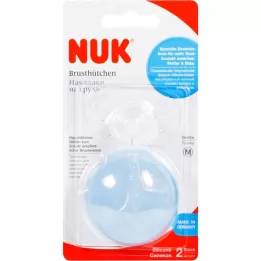 NUK Spenelių skydeliai silikoniniai M dydis, 2 vnt