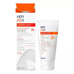 LETI AT4 veido kremas SPF 20, 50 ml