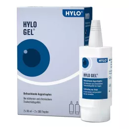 HYLO-GEL Akių lašai, 2X10 ml