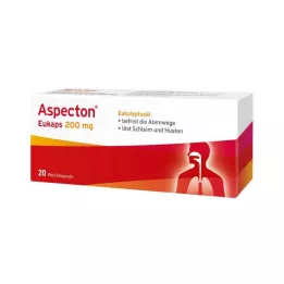 ASPECTON Eukaps 200 mg minkštos kapsulės, 20 vnt