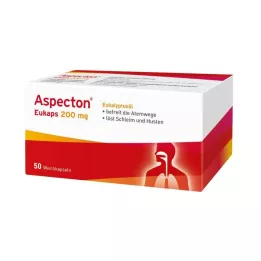 ASPECTON Eukaps 200 mg minkštos kapsulės, 50 vnt