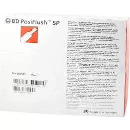 BD POSIFLUSH SP Skalavimo sistemos užpildyti švirkštai, 30X10 ml