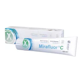 MIRADENT Dantų pasta mirafluor C, 100 ml