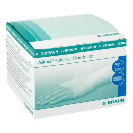 ASKINA Fiksacinis tvarstis rišlus 6 cmx20 m, 1 vnt