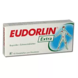 EUDORLIN papildomos Ibuprofeno skausmo tabletės, 10 vnt