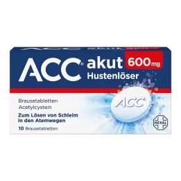 ACC akut 600 šnypščiosios tabletės, 10 vnt