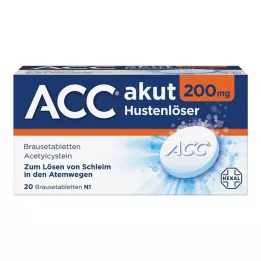 ACC akut 200 šnypščiųjų tablečių, 20 vnt