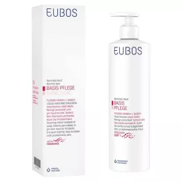 EUBOS FLÜSSIG raudona su gaiviu kvapu su dozavimo pompa, 400 ml