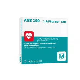 ASS 100-1A Pharma TAH Tabletės, 50 vnt