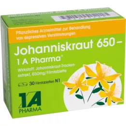 JOHANNISKRAUT 650-1A Pharma plėvele dengtos tabletės, 30 vnt