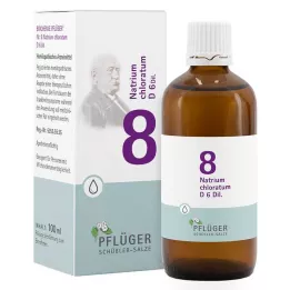 BIOCHEMIE Pflüger 8 Natrium chloratum D 6 lašai, 100 ml