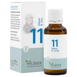 BIOCHEMIE Pflüger 11 Silicea D 12 lašų, 30 ml