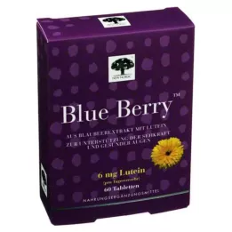 BLUE BERRY Tabletės, 60 vnt