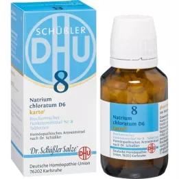 BIOCHEMIE DHU 8 Natrum chloratum D 6 tablečių dėžutė, 200 vnt