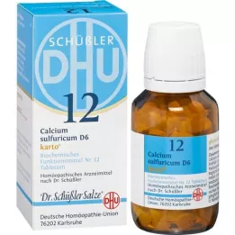 BIOCHEMIE DHU 12 Calcium sulfuricum D 6 tablečių dėžutė, 200 vnt