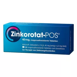 ZINKOROTAT POS skrandyje neirios tabletės, 50 vnt
