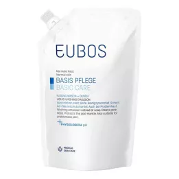 EUBOS FLÜSSIG mėlynas bekvapis pildomas buteliukas, 400 ml