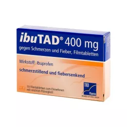 IBUTAD 400 mg nuo skausmo ir karščiavimo, plėvele dengtos tabletės, 10 vnt