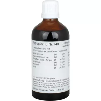 RETROPLEX KL Nr.140 lašų, 100 ml