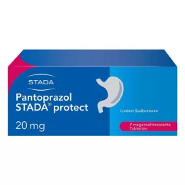 PANTOPRAZOL STADA Protect 20 mg skrandyje neirios tabletės, 7 vnt