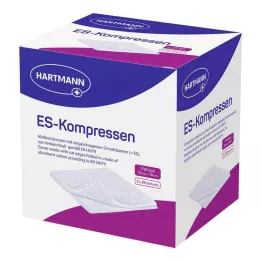 ES-KOMPRESSEN sterilus 10x10 cm 12 kartų masinė pakuotė, 5x20 vnt