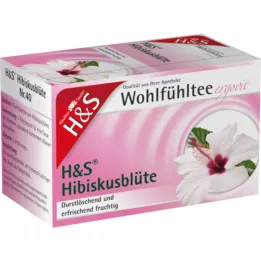 H&amp;S Hibiscus gėlių filtro maišelis, 20X1,75 g