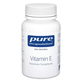PURE ENCAPSULATIONS Vitamino E kapsulės, 90 vnt