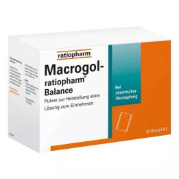 MACROGOL-ratiopharm Balance Plv.z.H.e.L.z.Einn., 30 vnt